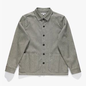 Banks Journal Formation long sleeve shirt jacket. Size XL. Color: dirty black.